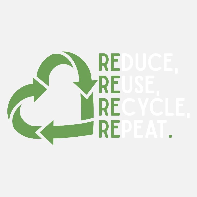 Reduce Reuse Recycle Repeat – Eco Theme