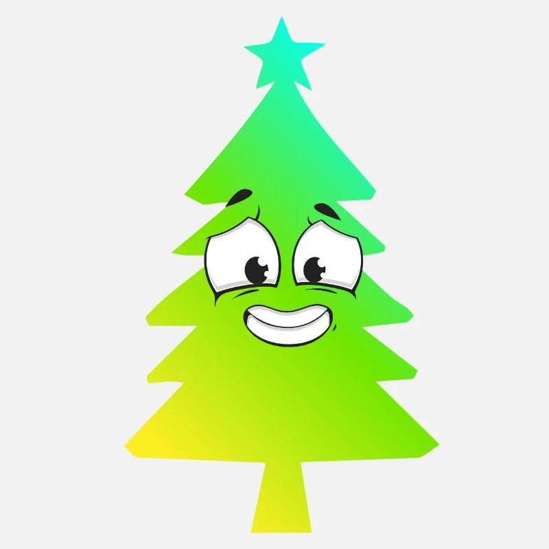 Arbre de Noël Gradient Sourire