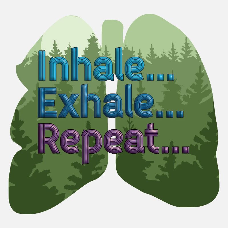 Calm Breathing Tee | Inhale Exhale Repeat Mindfuln