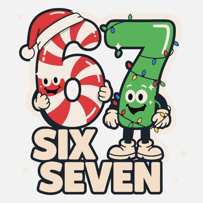 67 Meme Six Seven Christmas Gift Funny