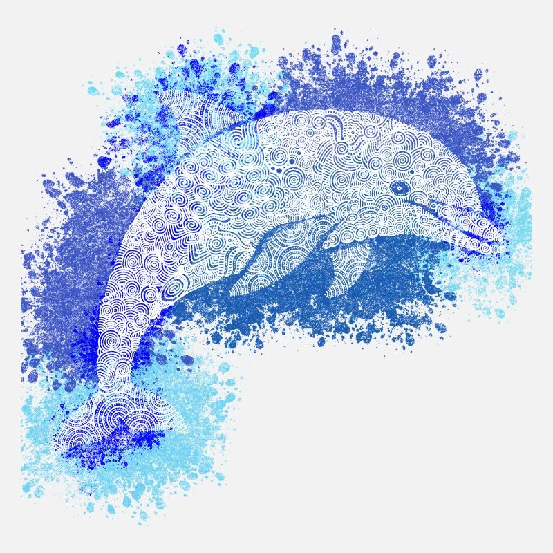 Zentangle Dolphin