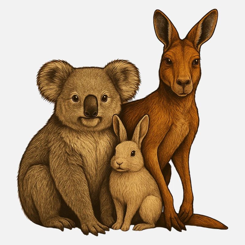 Koala Kangaroo Rabbit