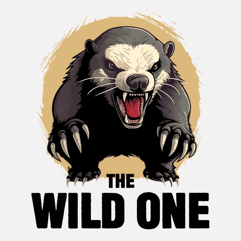 Honigdachs, der Wilde,