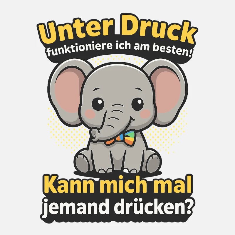 Under pressure elephant, cuddle me saying