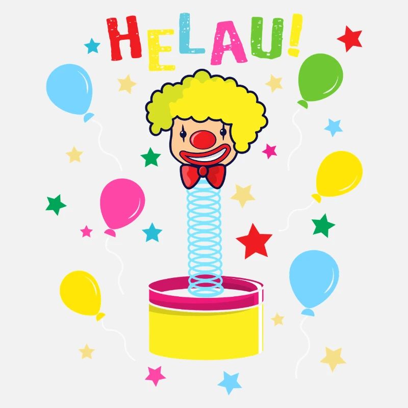 Clown du Carnaval de Helau de Mayence