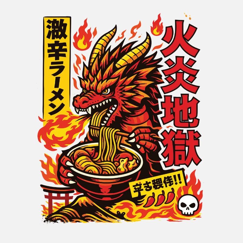 Dragons | Ramen | Soupe de nouilles | Extra épicé