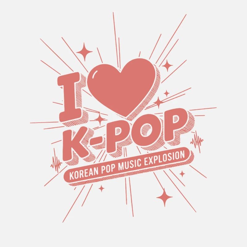 J’adore la K-Pop Pop Explosion de la musique pop coréenne Fans de Kpop