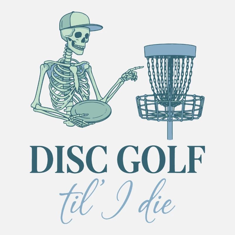 Disc Golf jusqu’à la mort Disc Golfer Drôle Disc Disc Flying Disc