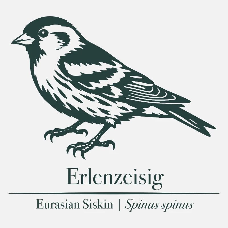 Silhouette de siskin | Ornithologie | Dessin
