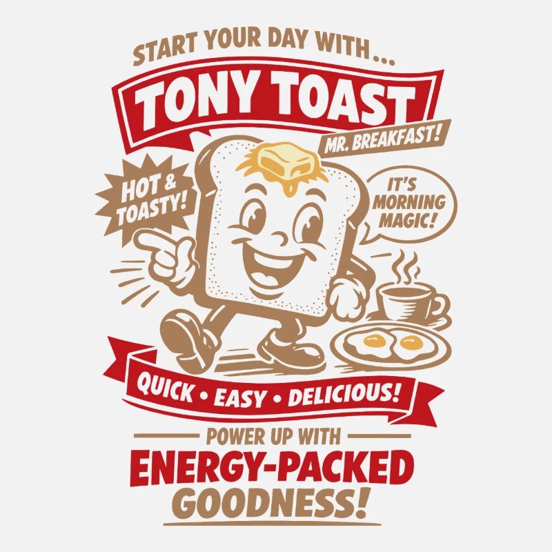 Retro 50s Breakfast Toast