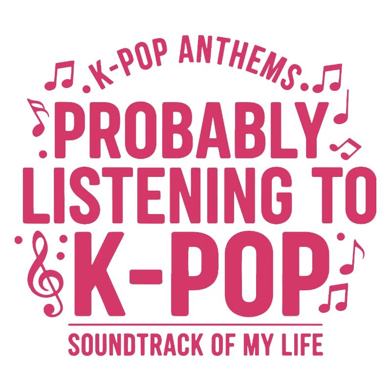 Probablement en train d’écouter la bande originale K-pop de ma vie
