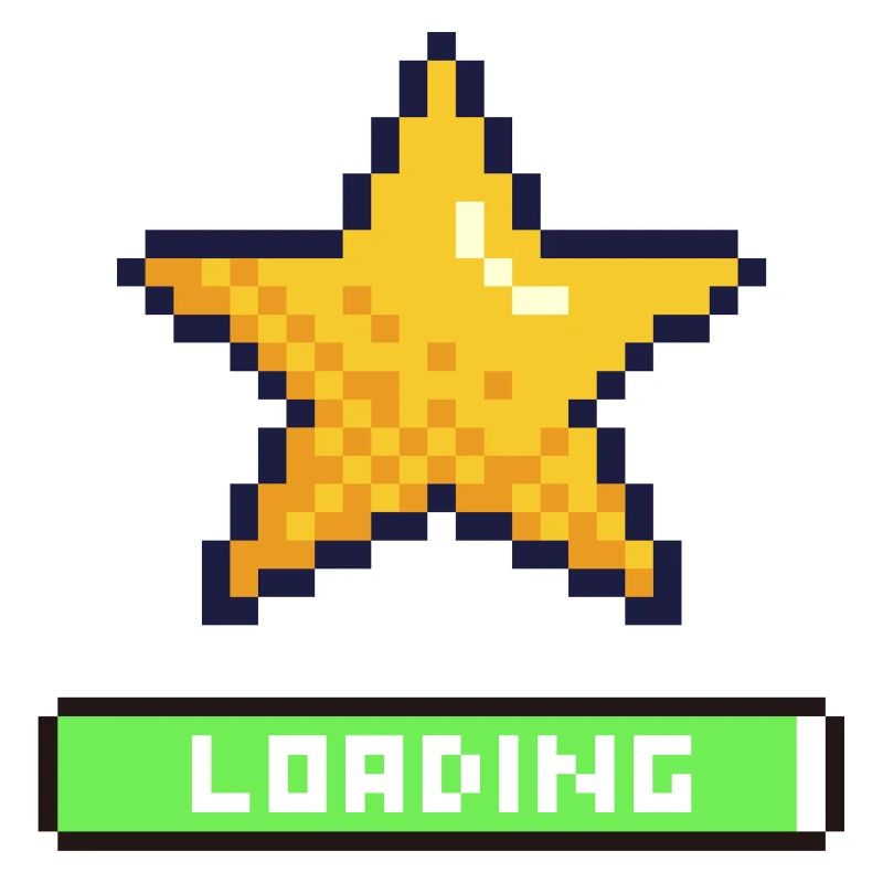 Loading Pixel Star