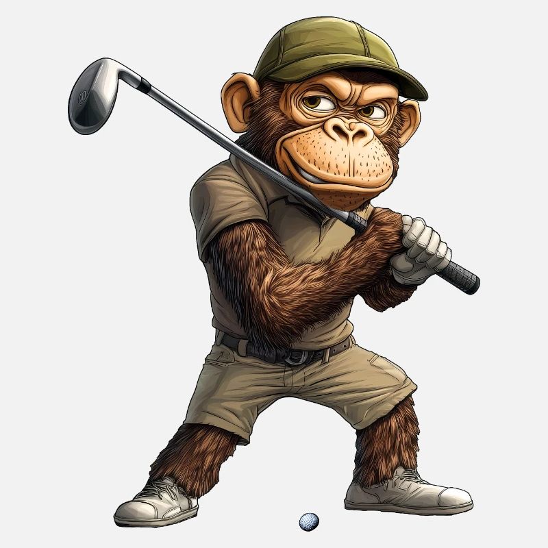 Monkey Golf / Golfer Monkey