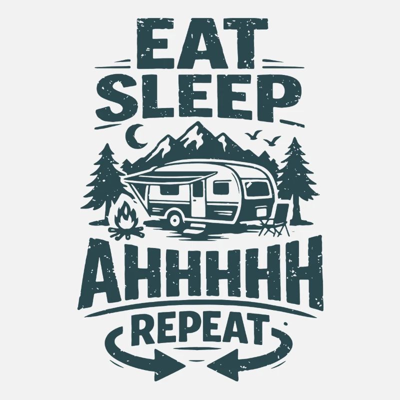 Camping Adventure Caravan | Eat Sleep Repeat