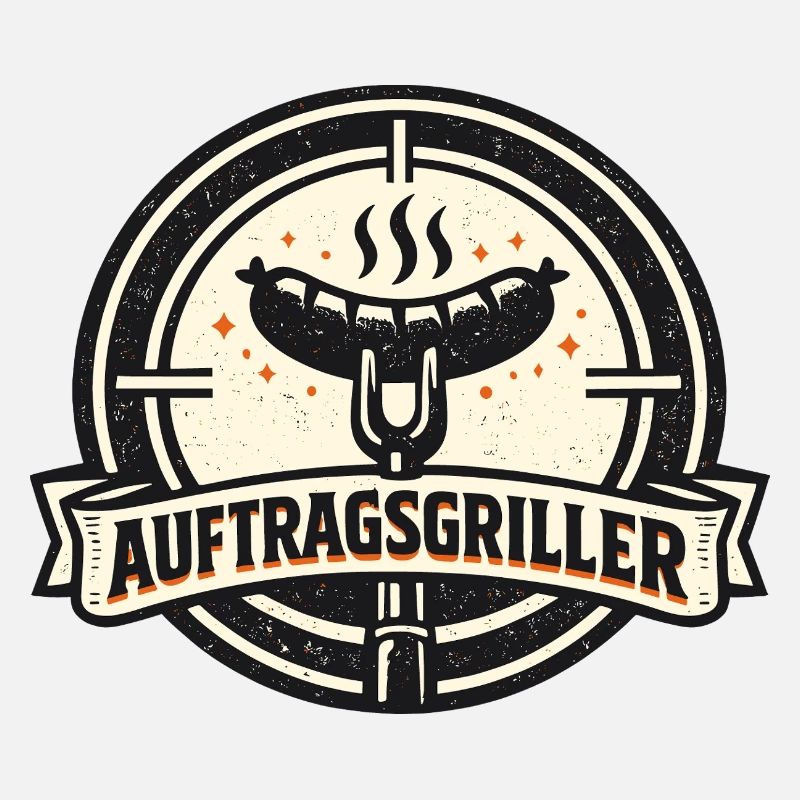 Auftragsgriller Lustig BBQ Geschenk Männer