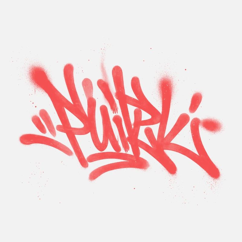 Graffiti Spray Abstract Roter Tag