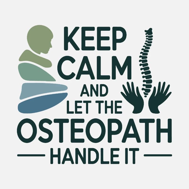 Osteopath Bleib ruhig Handle Professionell