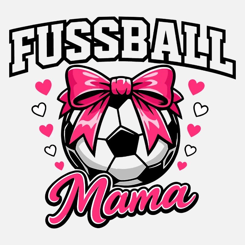 Fussball Mama Süß Niedlich Geschenk