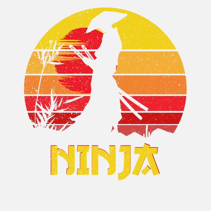 Sunset Ninja Silhouette