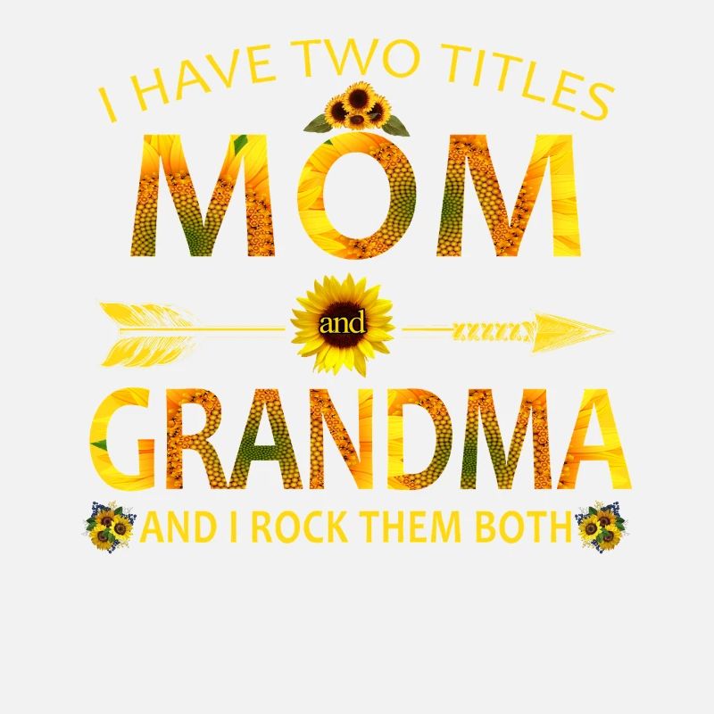 Mama & Oma Sonnenblumen-Blumenhemd
