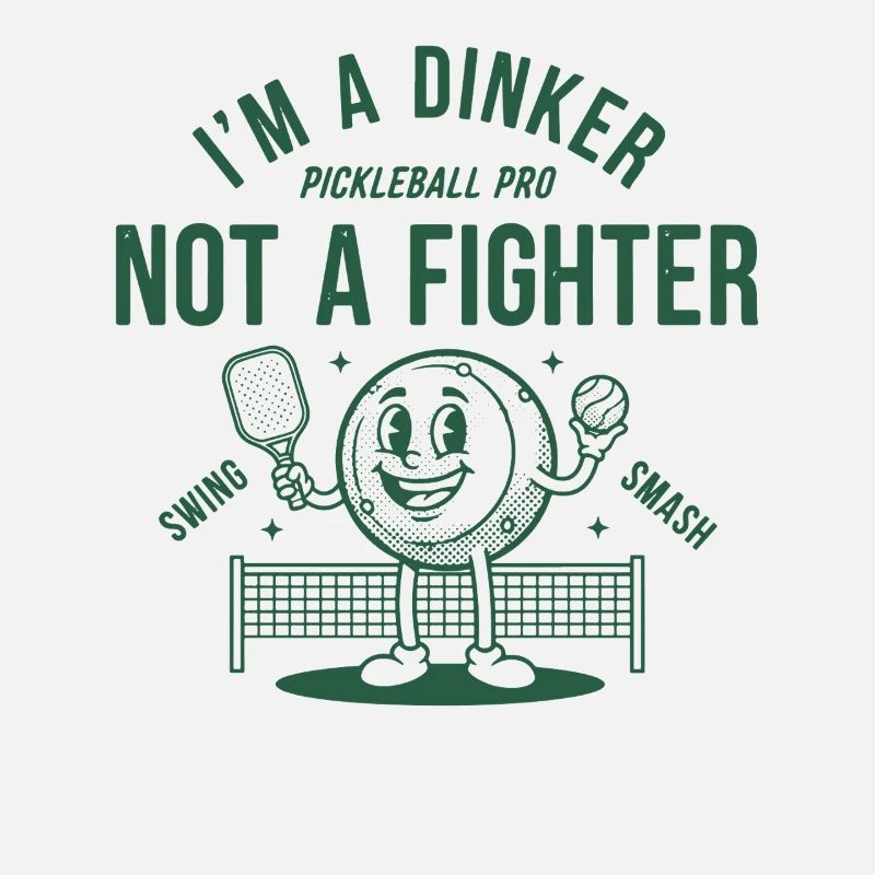 Pickleball, je suis un Dinker, pas un pro de boxe, drôle.