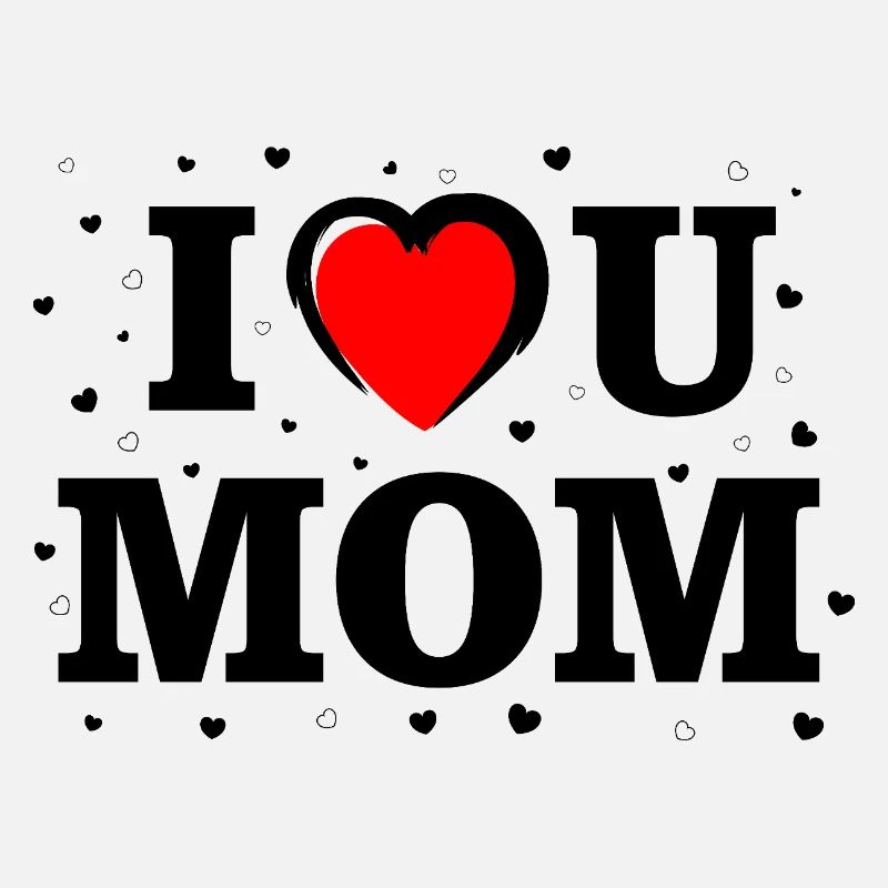 Ich liebe dich Mama-Shirt – Herzgeschenk