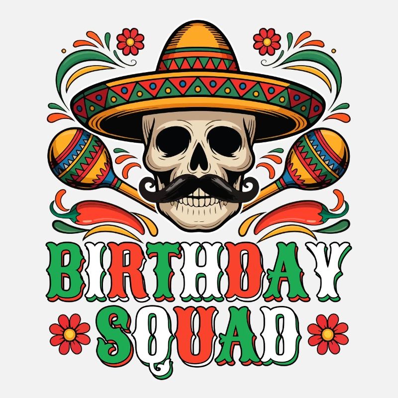 Birthday Squad Cinco De Mayo Mexican Kid