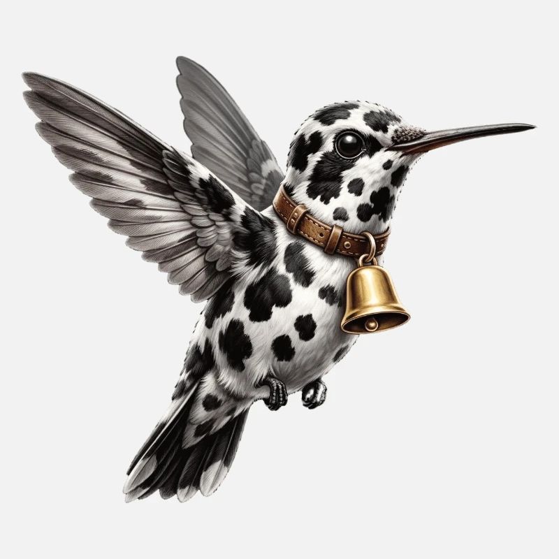 Funny Mixed Hummingbird Cow Pattern