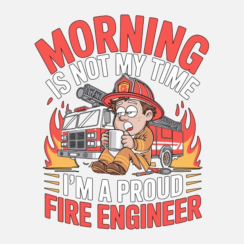 Fire Engineer Morning Is Not My Time Fire Service