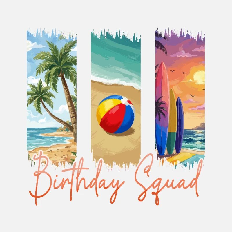 Croisière d’été sur la plage Birthday Squad