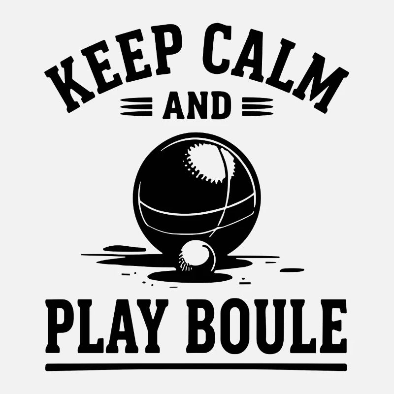 Restez calmes et jouez à la boule pétanque
