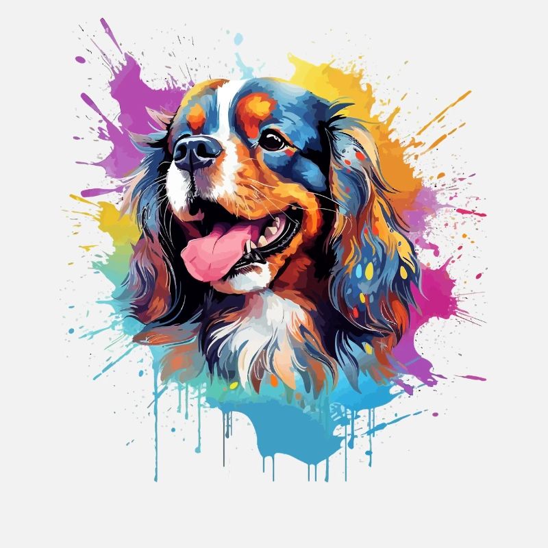 Couleur éclaboussure du Cavalier King Charles Spaniel
