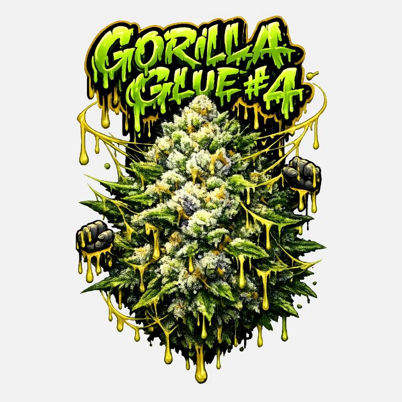 Gorilla Glue #4 Graffiti-Bud-Print