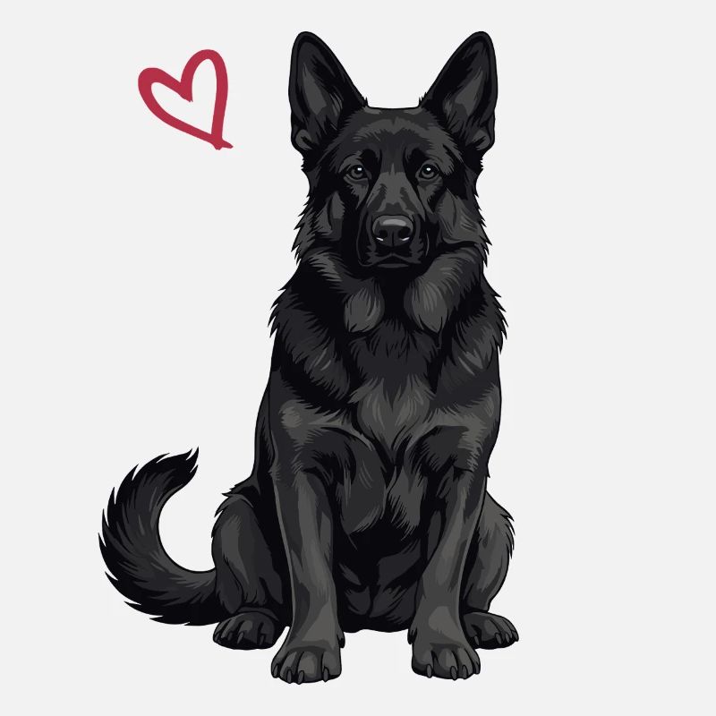 Black German Shepherd
