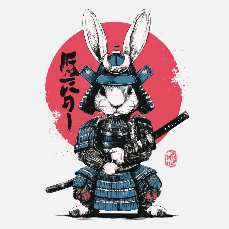 Bunny Samurai in Armor