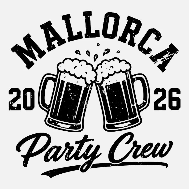 Mallorca 2026 Party Crew Bier Bier Bier