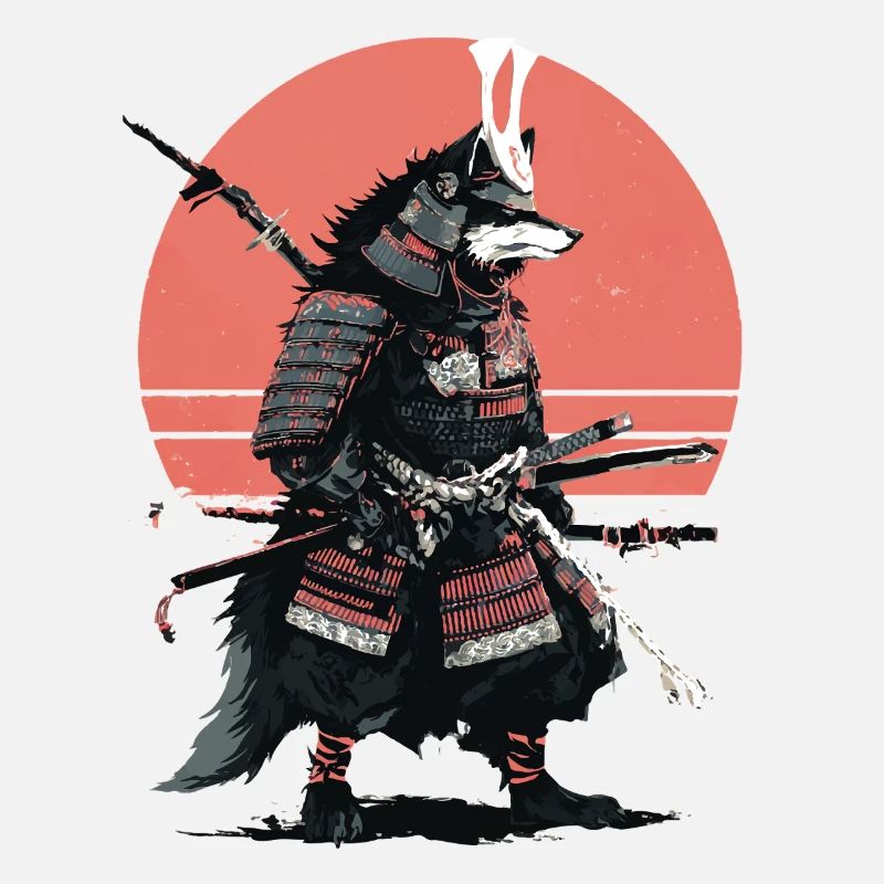 Wolf-Samurai der Morgendämmerung