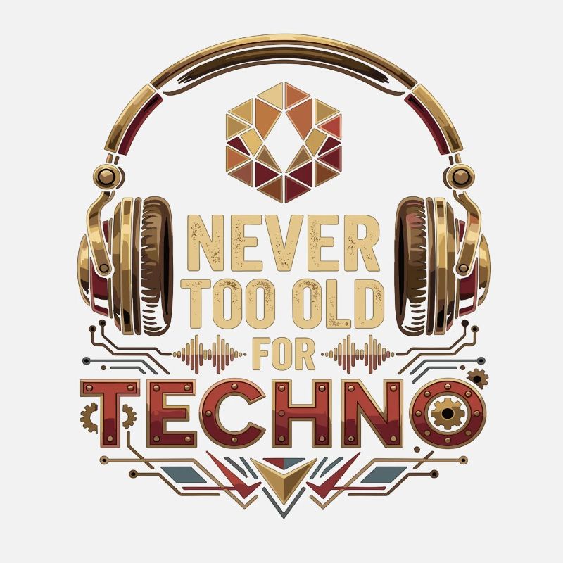 Never Too Old For Techno DJ Rave
