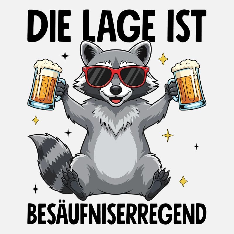 Die Lage Ist Besäufniserregend mit Waschbär