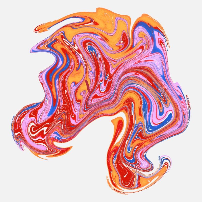 Farbwirbel Neon-Muster