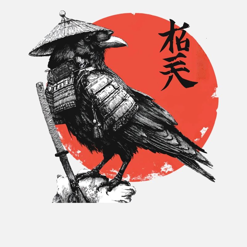 Raven Samurai in Red Sun