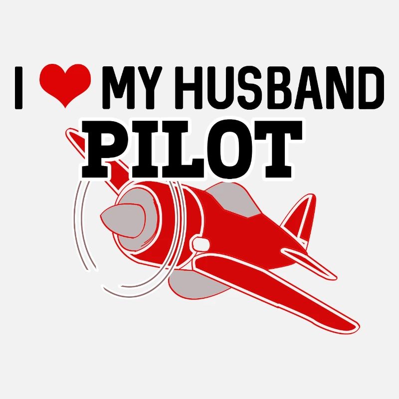Stolze Frau eines Piloten