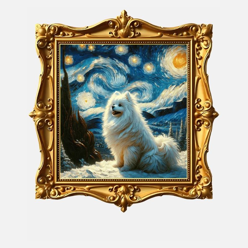 Spitz Zwergspitz Starry Night