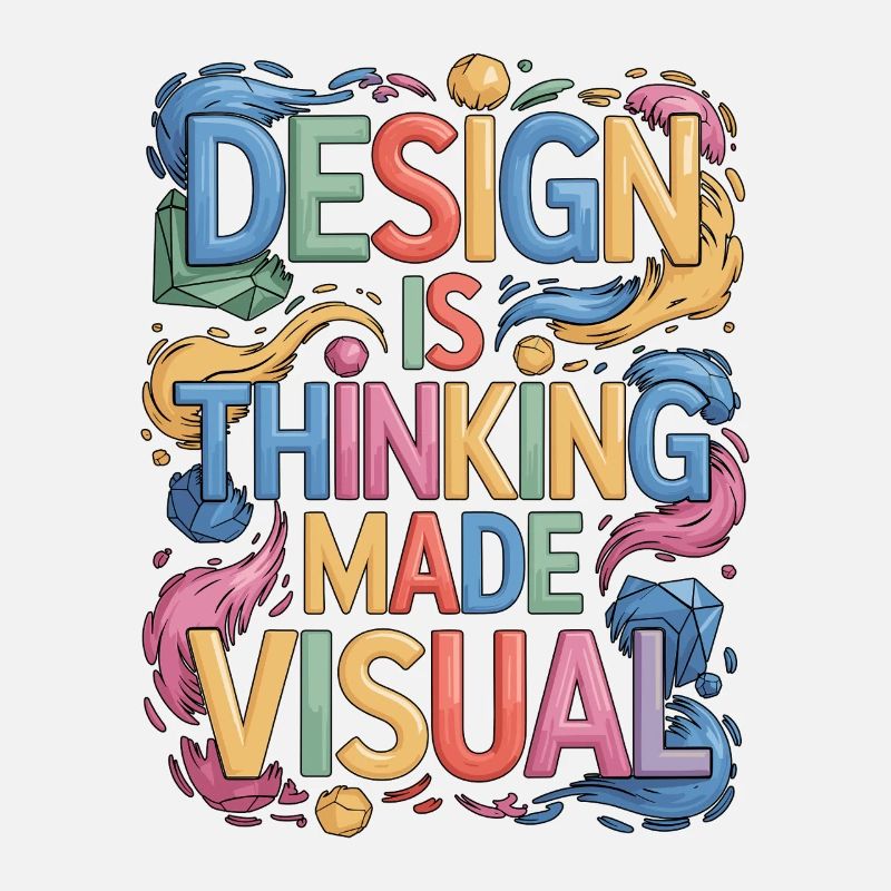Graphic Designer Design Is Thinking Graphic Artist