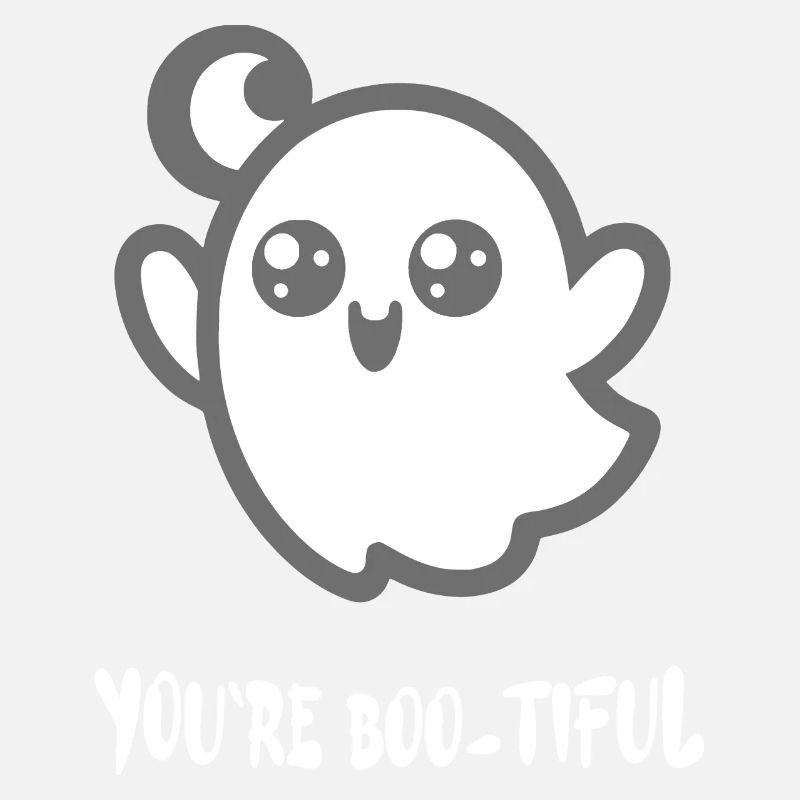 Halloween Geist Kostüm BOO-TIFUL lustiger Spruch
