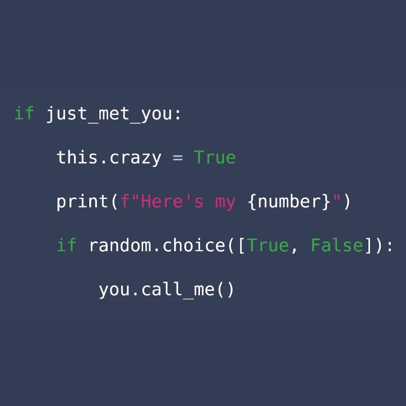 Appelez-moi peut-être python