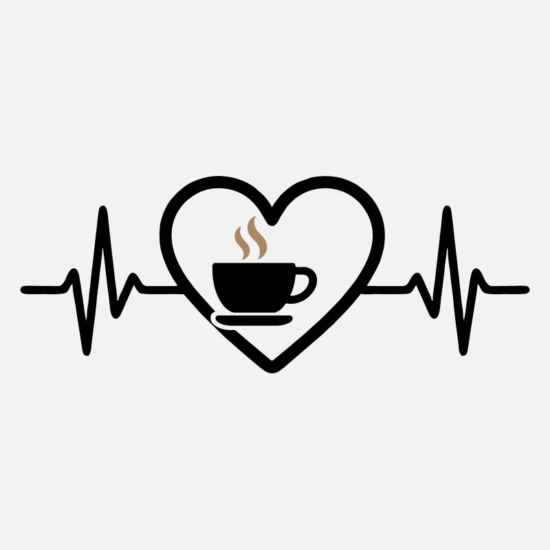 Kaffee Herz Tasse Heiß Getränk Pause