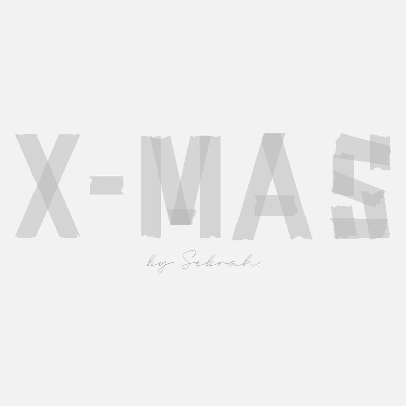 Pinselbuchstaben X-MAS 