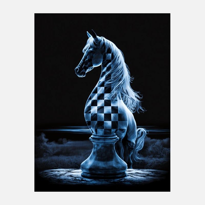 Chevalier d’échecs au clair de lune