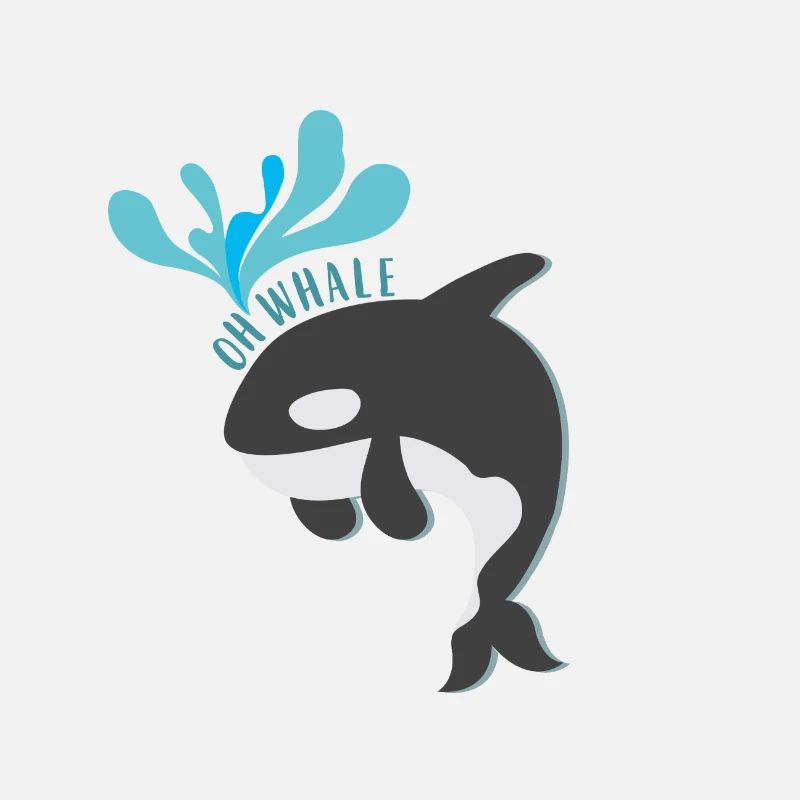 Orca killer whale fish animal sea gift idea